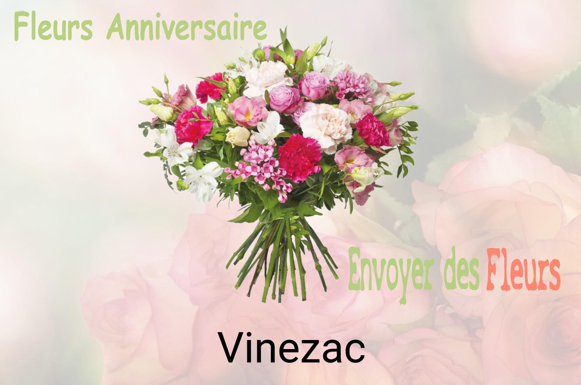 Bouquet de fleurs d’anniversaire livré à Vinezac